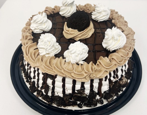 Custom decorated ice cream cake